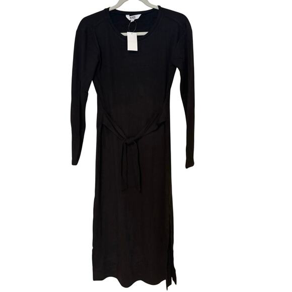 BB Dakota by Steve Madden Dresses & Skirts - NWT BB Dakota Steve Madden Maternity Long Sleeve Black Tie Dress Size XS